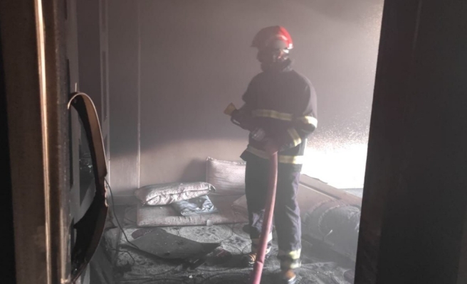 Eyyübiye’de mesken yangını korkuttu