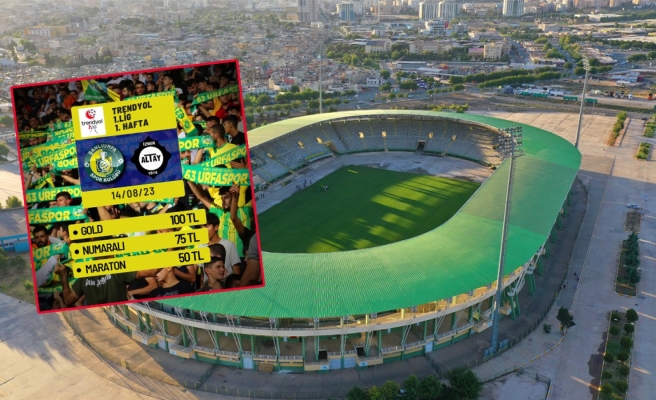 Şanlıurfaspor'un maç biletleri satışa sunuldu