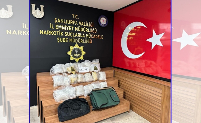 Urfa’da durdurulan araçta uyuşturucu çıktı