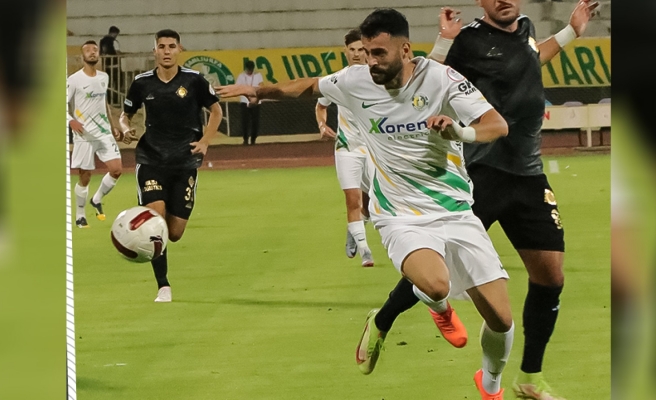 İlk yarı Şanlıurfaspor'un üstünlüğü ile bitti