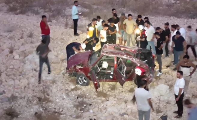 Korkunç kaza! 150 metrelik uçuruma düştü...