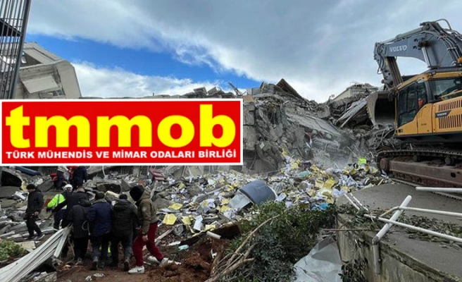 TMMOB Şanlıurfa İl Koordinasyon Kurulu’ndan  'deprem' açıklaması