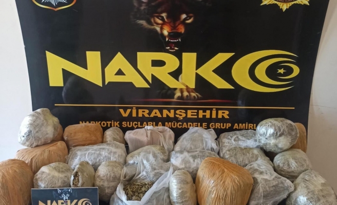 Şanlıurfa’da durdurulan araçta paketler halinde ele geçirildi!