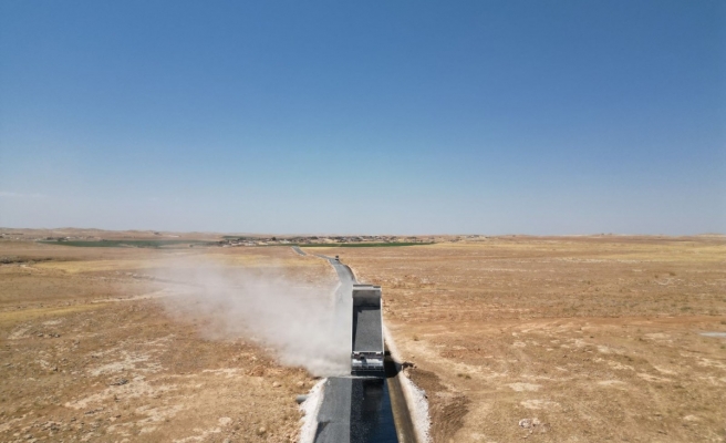 Viranşehir-Ceylanpınar güzergahındaki yol asfaltlandı
