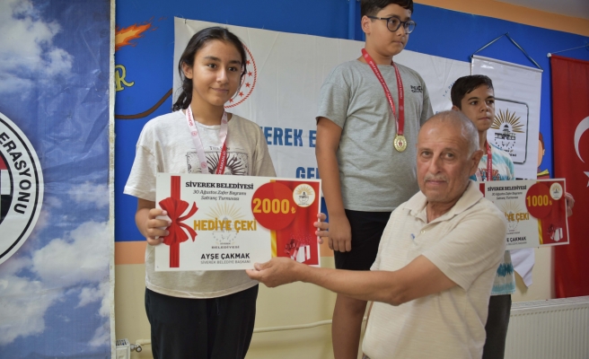 Siverek'te satranç turnuvası sona erdi