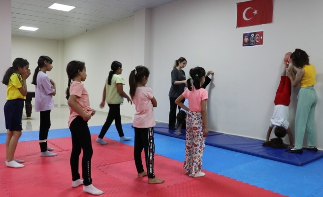 Viranşehir’de jimnastik kursu ile sağlıklı bireyler yetişiyor