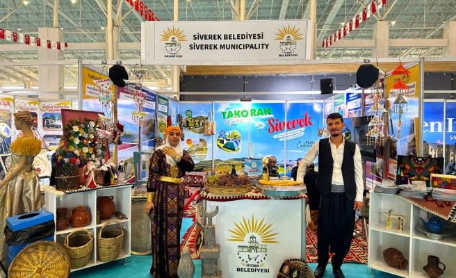 Siverek Belediyesi standı fuarda yoğun ilgi gördüp