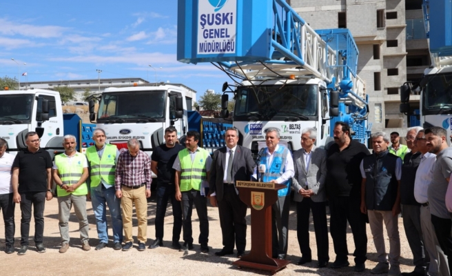 ŞUSKİ Genel Müdürlüğüne yeni araçlar eklendi