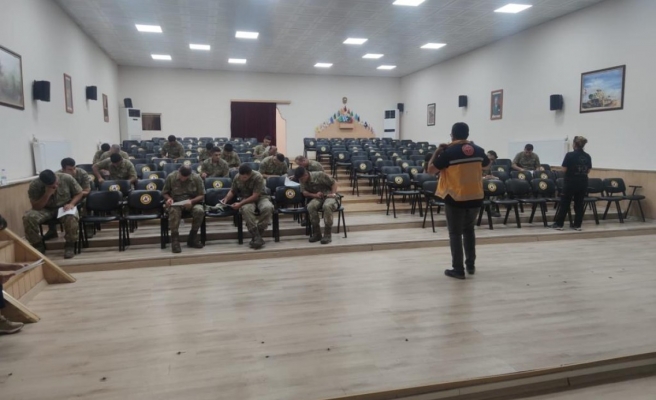 Urfa’da askerlere ilk yardım eğitimi