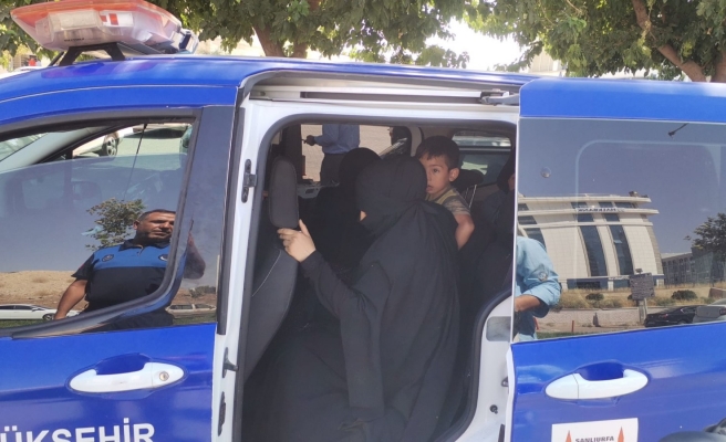 Urfa’da polis ve zabıtadan dilenci denetimi