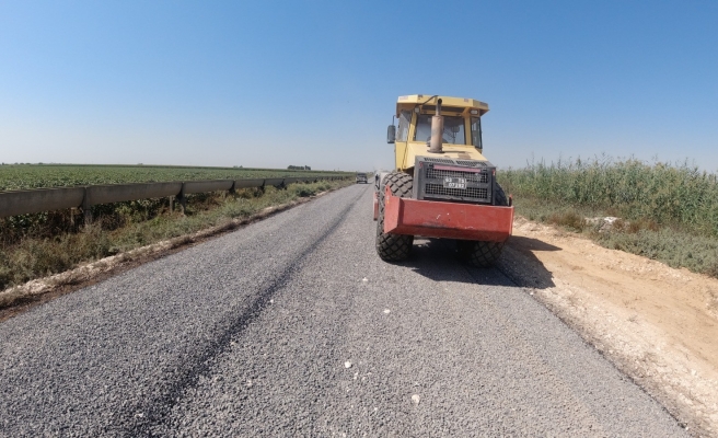 Balkat – Sehrince yolunda asfaltlama çalışmaları bitiyor
