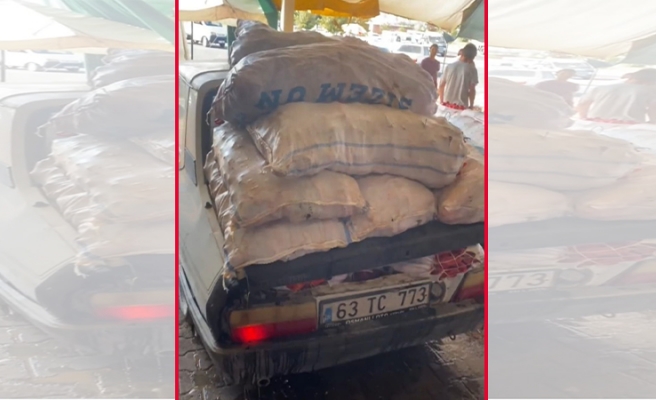 Urfa’nın ‘acı’ çeken otomobilini görenler şaştı kaldı