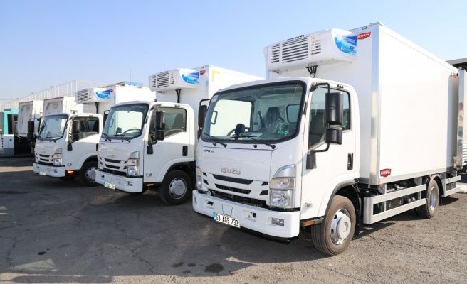 Yeni et dağıtım araçları Büyükşehir Belediyesinin filosuna dahil edildi