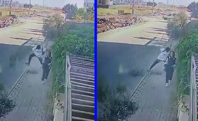 Kaldırımdaki ağacı sebepsiz yere kırdı