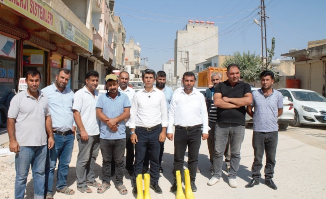 Suruç'ta geciken altyapı çalışmalarına tepki!