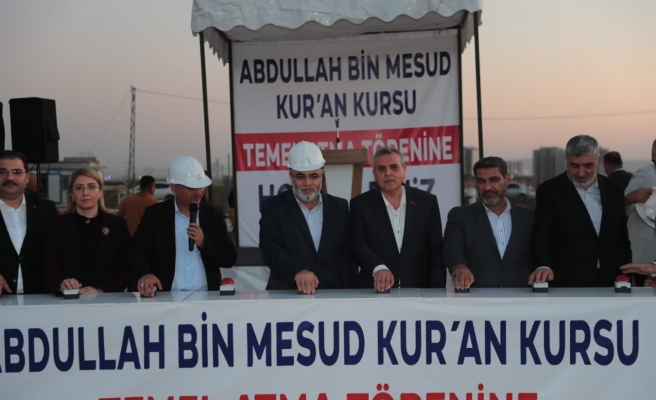 Abdullah Bin Mesud Kuran Kursu’nun temeli atıldı
