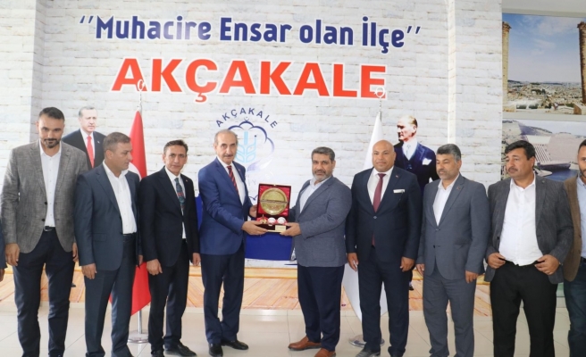 Başkan Yalçınkaya Ak Parti il başkanını ağırladı