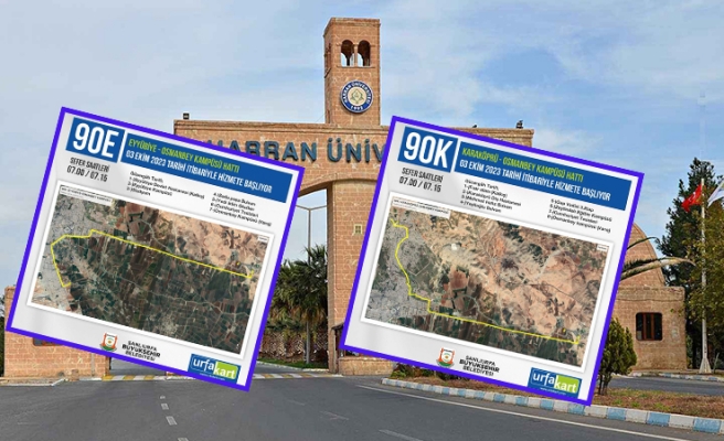 Öğrencilere müjde: Eyyübiye ve Karaköprü'den Osmanbey Kampüsüne direkt toplu taşıma seferleri başlıyor