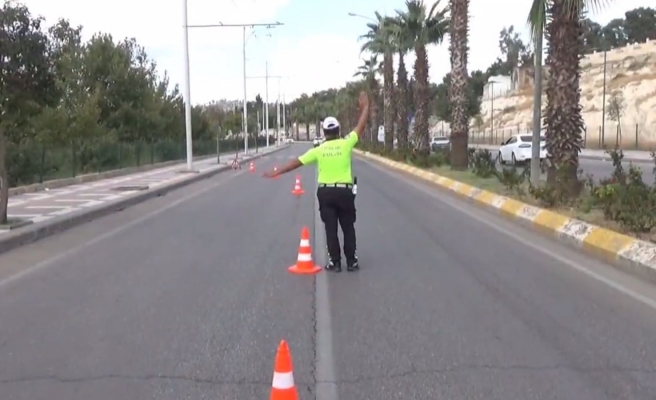 Şanlıurfa'da trafik denetimi