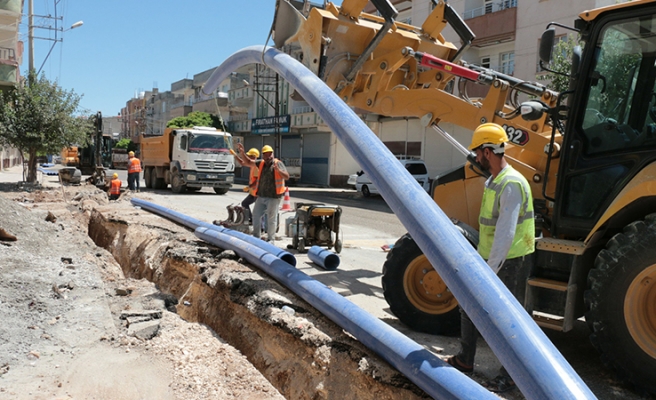 Suruç'ta içme suyu şebekesi yenileniyor