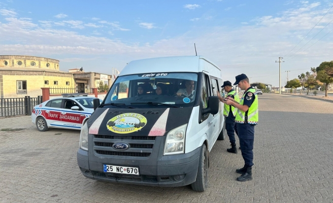 Halfeti’de servisi denetimi