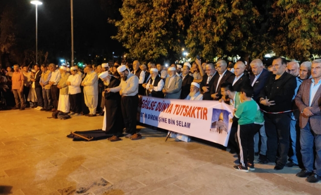 Şanlıurfa'dan Filistin'e yükselen ses! Kınamalar, namaz ve dua