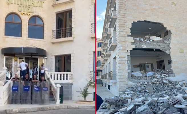 Halfeti’de yıkım kararı alınan otelde son durum!