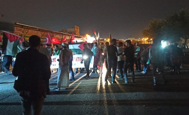 Şanlıurfa'da Filistin için yola çıktılar!