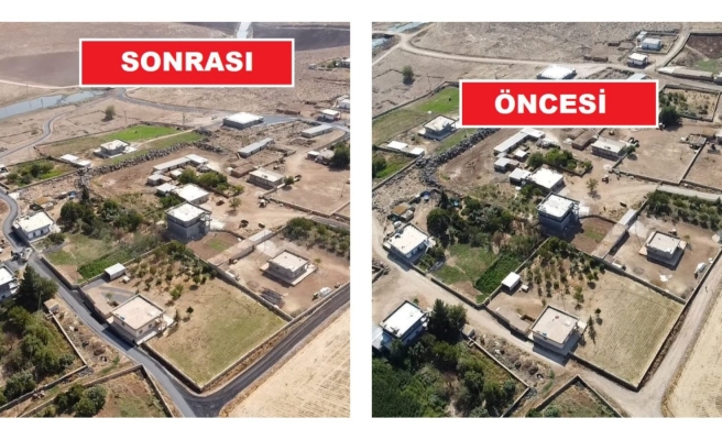 Viranşehir'de kırsal mahallelere asfalt atağı sürüyor