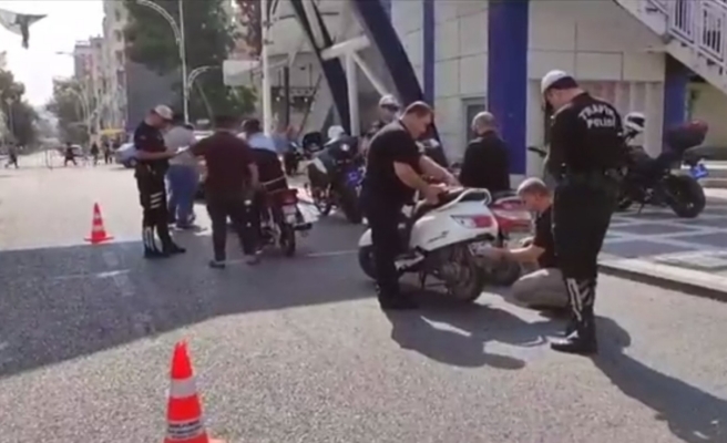 Şanlıurfa'da motosiklet denetimi sürüyor