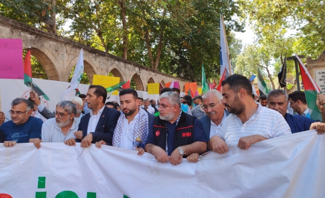 Urfa’da Filistin’e destek yürüyüşü