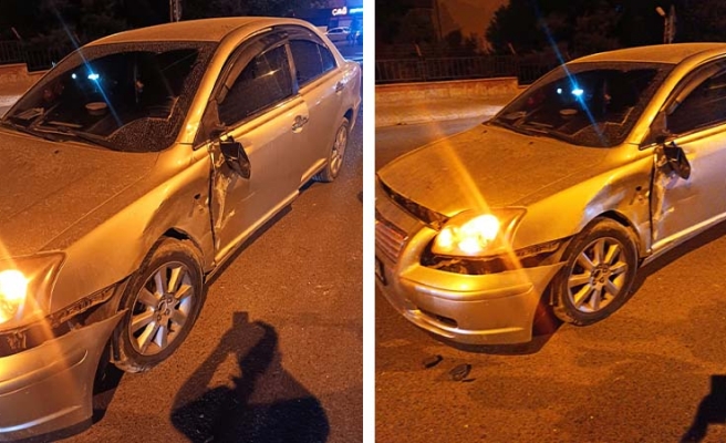 Urfa’da motosikletle araç çarpıştı: 1 yaralı