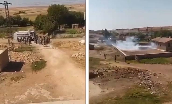 Şanlıurfa'da jandarmanın TOMA'lı operasyonu