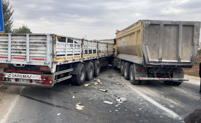 Urfa’da kamyon ile tır çarpıştı