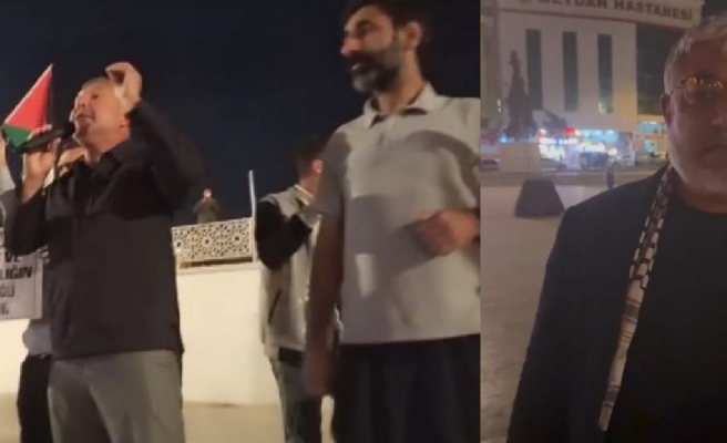 İsrail hastaneyi vurdu, Şanlıurfalılar meydana döküldü!