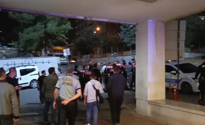 Hastanedeki gerginliğe polisten müdahale