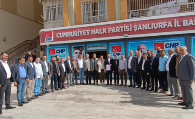 CHP Urfa teşkilatı Kılıçdaroğlu’nu destekleyecek