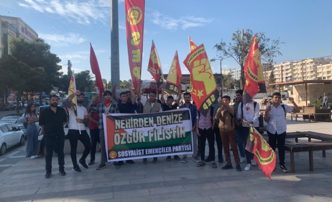 Urfa’da İsrail’e tepkiler sürüyor