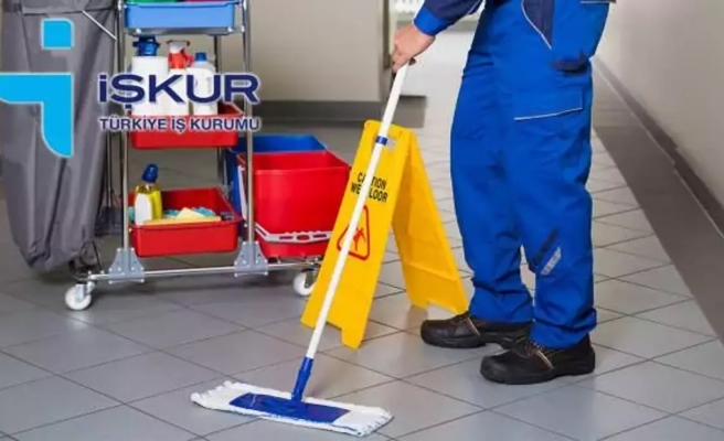 4 bin 777 temizlik görevlisi alınacak