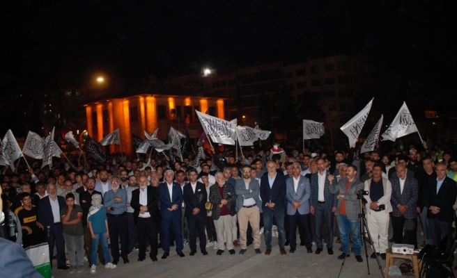 Şanlıurfalılar Gazze için tek yürek oldu