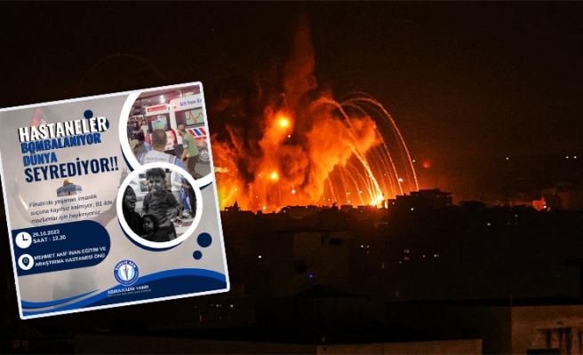 Urfa’da sağlıkçılar İsrail’i protesto edecek