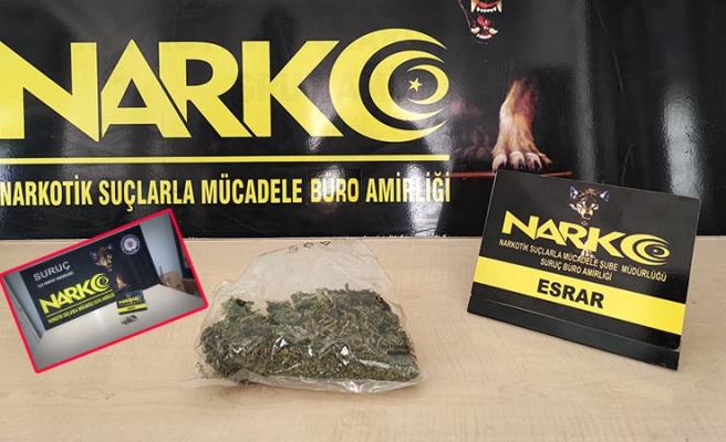 Şanlıurfa'da uyuşturucu operasyonu: 3 şüpheli gözaltında