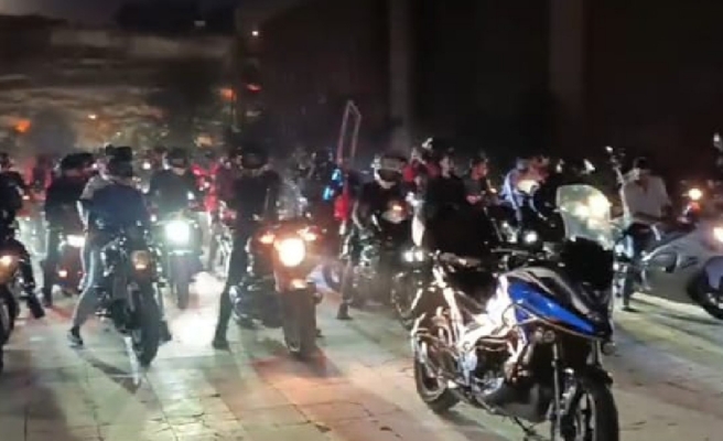 Şanlıurfa'da motosikletle 