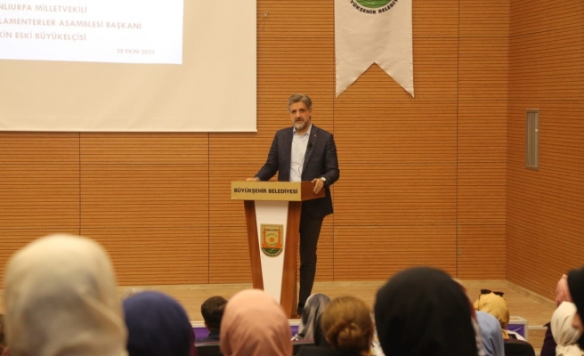 Urfa Vekili Emin Önen panelde girişimci kadınlara seslendi