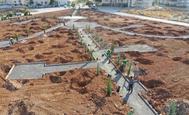 Karaköprü’de ağaçlandırma çalışması