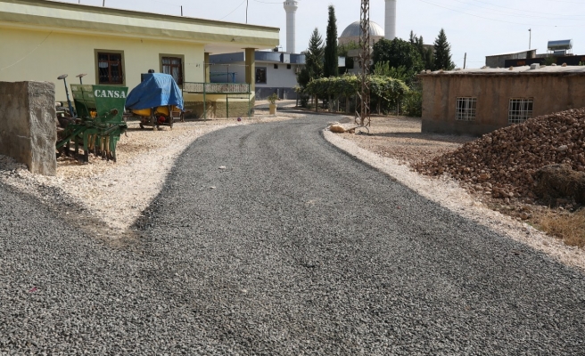 Eyyübiye kırsalında iki mahalle daha asfaltlandı