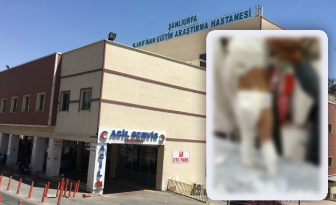 Eyyübiye’de üzerine kaynar su dökülen çocuk tedaviye alındı