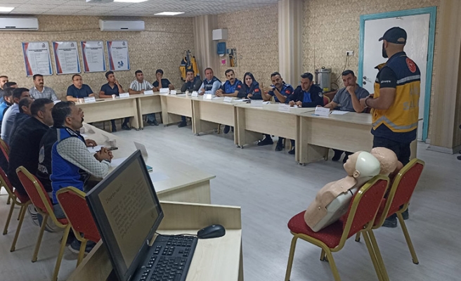 Urfa'da zabıtalara ilk yardım eğitimi verildi