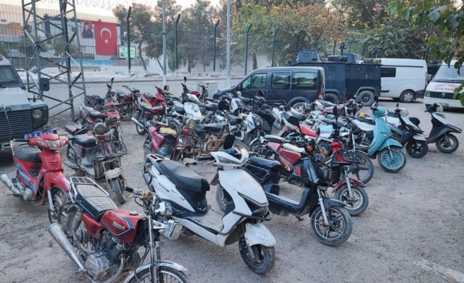 Urfa'da çalıntı motosiklet operasyonu! 85 kişi hakkında işlem...
