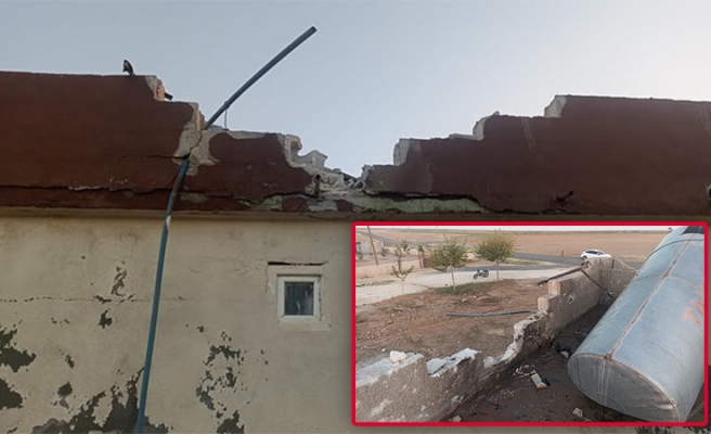 Akçakale'ye havan mermisi düştü